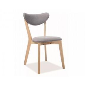 Стул SIGNAL BRANDO tap. 130 серый/дуб